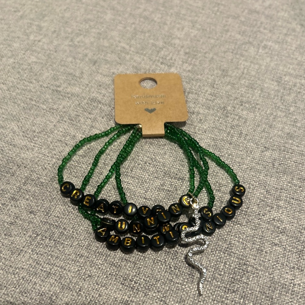 Slytherin House bracelets